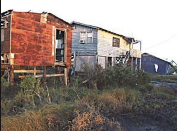 Many Houman Indians live in sub-par housing. Chief Robichaux says the government needs to help them obtain housing designed to withstand hurricane-strength winds.